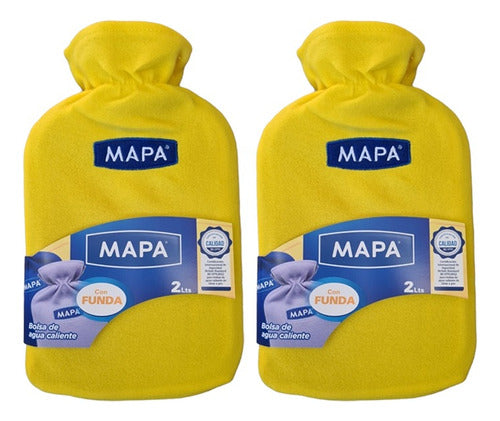 Mapa Bolsa Agua Caliente Mapa/Pirelli Funda Ajustable Amarilla X2 0