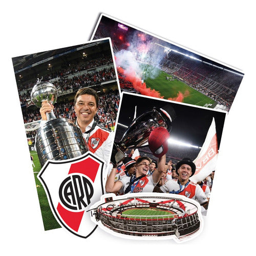 IntensoCreativo Pack 10 Stickers River Plate Monumental Futbol - El Millo 0