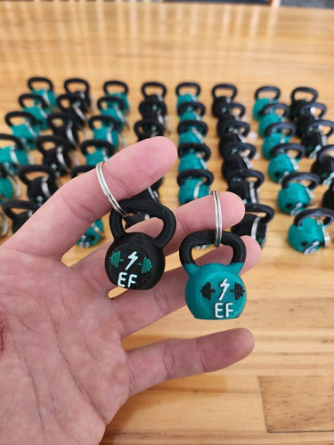 Bs.impresiones3d Customized Keychain - 75 Pack - Kettlebell Logo - Perfect for Gym Lovers 6