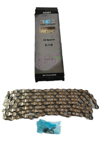 TEC 10-Speed Chain with Golden Pins - 116 Links C-664a 0