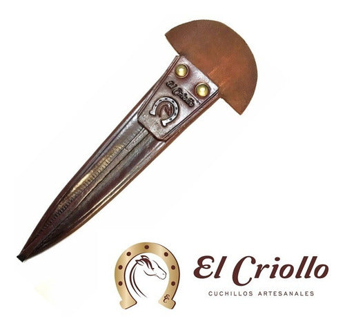 Vaina De Cuero Para Cuchillo Hoja 30cm El Criollo Argentina 0