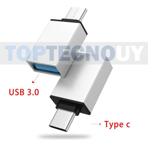 Toptecnouy Adaptador Otg Usb Tipo C Usb C Macho A Usb 3.0 Hembra 1