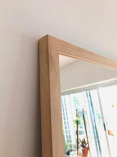 Solid Wood Rectangular Mirror 147x47 Living/Bedroom 4