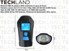 Techland Bike Speaker Speedometer Rechargeable USB Lights 2