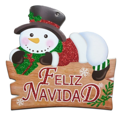 Feliz Navidad Hanging Decoration Christmas Door Santa Claus Pettish Online 0