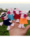 Títeres y cosas lindas 7 Finger Puppets Story The Three Little Pigs Piglets And The Wolf 3