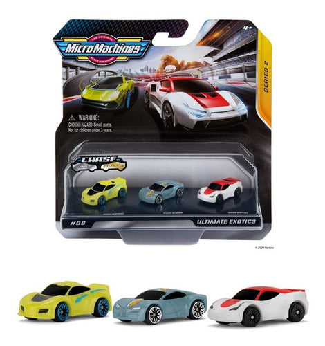 Micro Machines Pack X3 Autos Mini Autitos Original 0