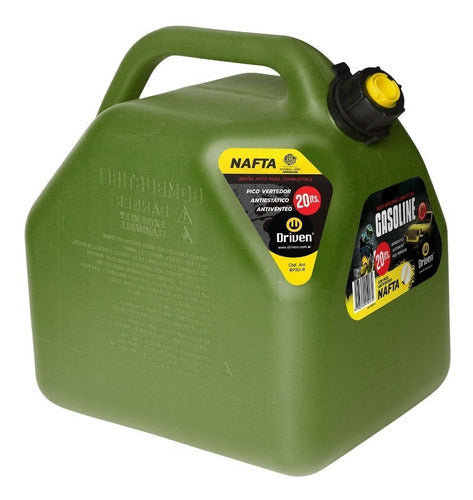 20 Liter Fuel Can with Approved Pouring Spout 0