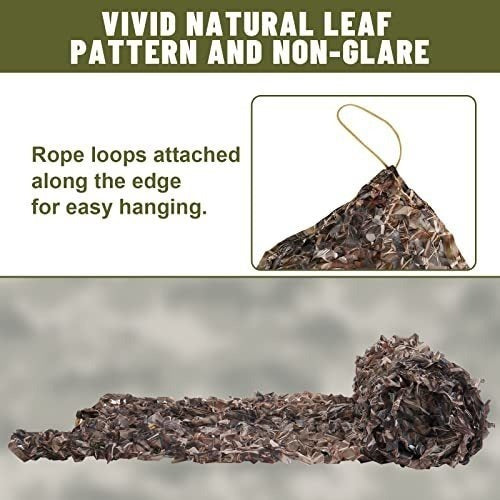 Aimdorarchery Hunting Netting Dry Grass Camouflage Netting Desert Camo Net 2x3m 3