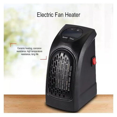 Mini Heater Heater Fan Hot Air 400W Plug 2
