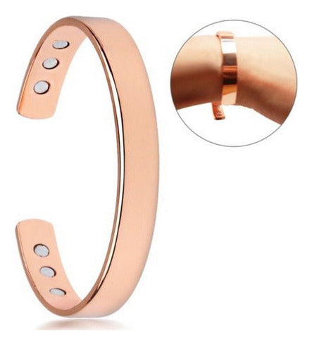 Sainsberry Rose Gold Therapy - Pulsera Curativa De Cobre, Unisex - Artr 6