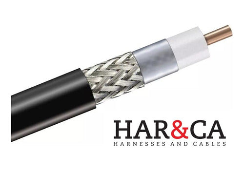 Cable Coaxil Hard&ca Rg8 / Reemplazo Rg213 X 20m 2