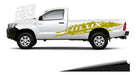 Toyota Hilux Lateral Decal Set for Single Cab Paint Job 24