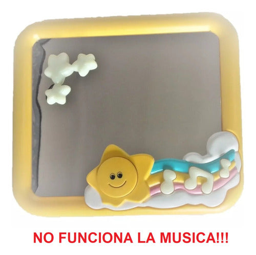 Shelcore Twinkle Tunes Musical Crib Mirror Retro Vintage 0