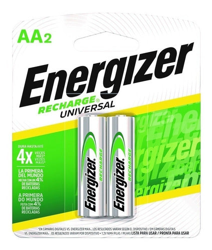 Energizer 6 X Rechargeable AA 2000mAh Ni-MH Batteries 0