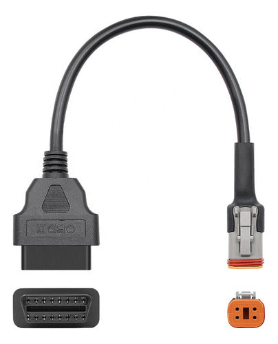 Harley-Davidson Scanner Adapter 4 Pins to OBD2 Motorcycle 0