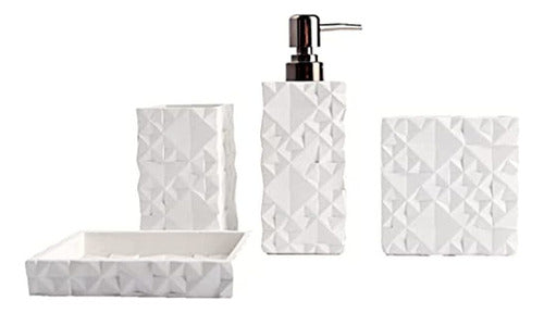 Hymmah Bathroom Accessories Set, Toothbrush Holder 0