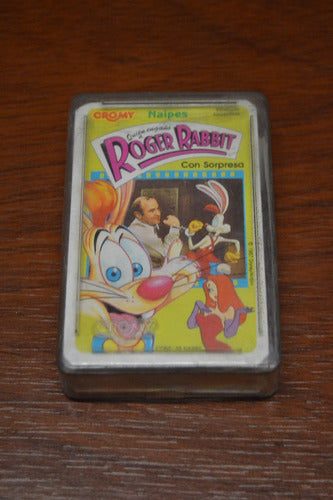 Cromy Naipes Cartas Roger Rabbit Vintage Nuevos 1