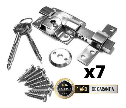 REXX Security Bolt Lock with Cross Key - X7 0