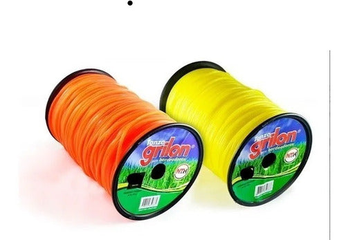 Grilon Tanza Grilon Cuadrada Bordeadora Desmalezadora 1.5mm X 400m 0