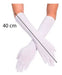 Generic Long White Gloves - Disguise 40cm Jo495 5