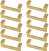 Franklin Brass Pack Of 10 Mirrored Pulls - Polished Nickel 2