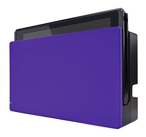 eXtremeRate Purple Custom Faceplate For Nintendo Switch Dock 5