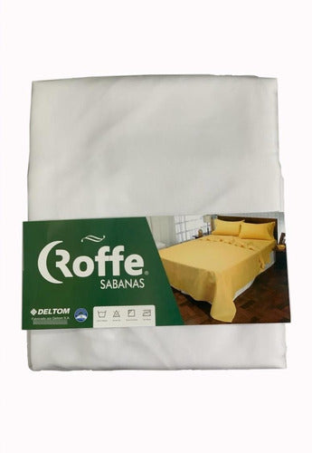 Pack of 3 Adjustable Queen Size Sheets 220 X 240 Cm - Roffe 7