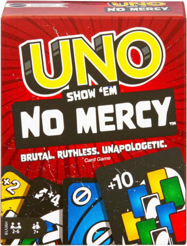 Jogo De Cartas Uno No Mercy Para Crianças 0