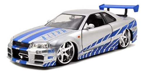 Jada Toys Fast & Furious Brian 2002 Nissan Skyline R34 Coche 0