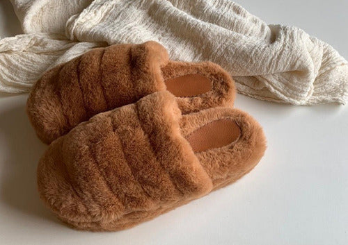 Carmin Plush Spa Slippers for Women - Hot Sale Rabbit Skin Colors 1