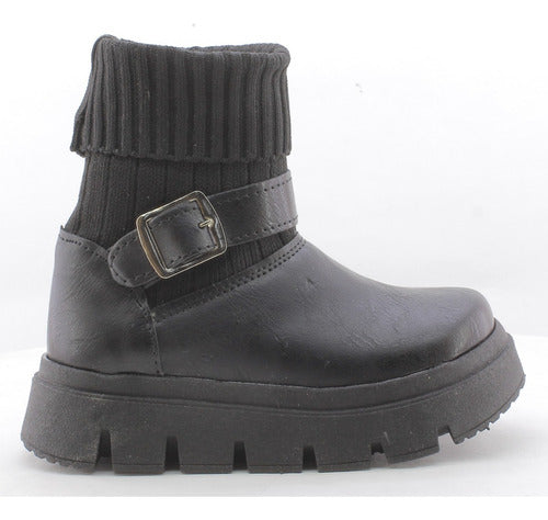 Flopy y Co. Nena Niña Comfy Platform Boots Puño Hebilla 620 Czapa 0