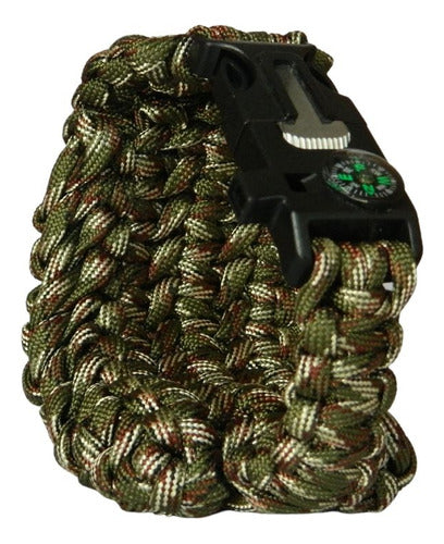 Mercadolider Importaciones Pulsera Tactica Militar Con Bolsillo Brujula Silbato Sierra 0