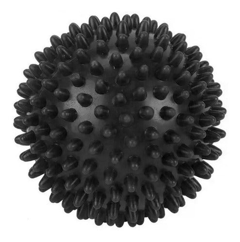 MBURI SPORT Textured Solid Massage Ball for Myofascial Release 0