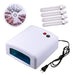 Pro Nail Dryer 36W LED UV Acrylic Curing Kit 2