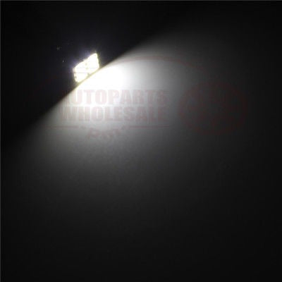 10pcs Led Interior Luz Paquete Blanco Para 2009-2016 Nissan 4