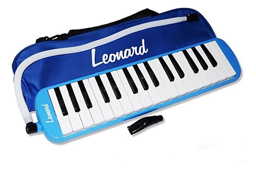 32-Key Blue Leonard Piano Style Melodica 0