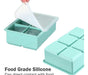 Art Home Silicone Ice Cube Tray with Lid - Large Ice Cubes for Drinks 3