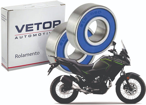 Kit Rolamento Roda Dianteira Kawasaki Versys X 300 0