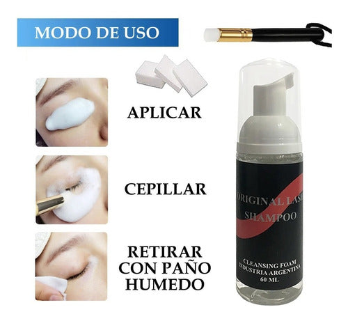 Lash Kit Permanente Pestañas Bigudies Pegamento Lifting Tintura 1