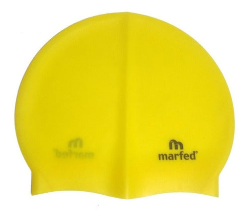 Marfed Silicone Adult Swim Cap - Plain - Olivos 3