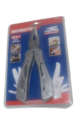 Workpro W014061 12-In-1 Multifunctional Folding Tool with Case 0
