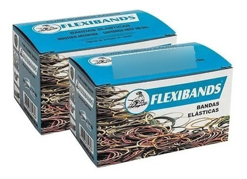 Elastic Bands Flexibands Box 100 Grams (x3 Units) 0