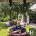 Hotjump 40in Saucer Swing Tree Swing with Hanging Straps 4