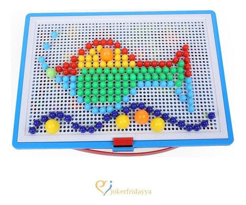 Juguetes Creativos Patrones Mosaico Pegboard Hongos Uñas Rom 2