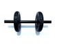 Sport Dumbbell Set with End Caps + 2.5 Kg Weight Discs Gym Fitness 0