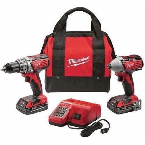 Milwaukee 18V Lithium-Ion Drill and Screwdriver Combo Kit 0