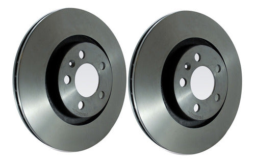 Corven Discos De Freno P/ Vw Suran Fox 1.6 Msi Diam 280 Mm Kitx2 0