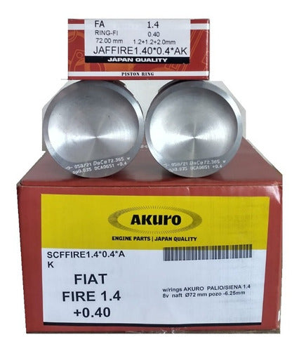 AKURO Fiat Palio / Uno Fire 1.4 8v Subassembly with Black Rings 0