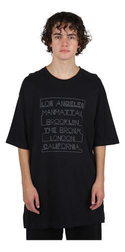 Lotto Urban Over Street Men's T-Shirt in Black 0